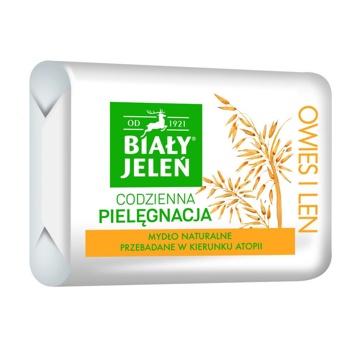 Biały Jeleń Premium Hipoalergiczne Mydło Naturalne z Owsem 100g