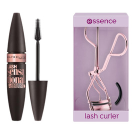 Mascara Do Rzęs s Full Fan Effect + Essence Zalotka