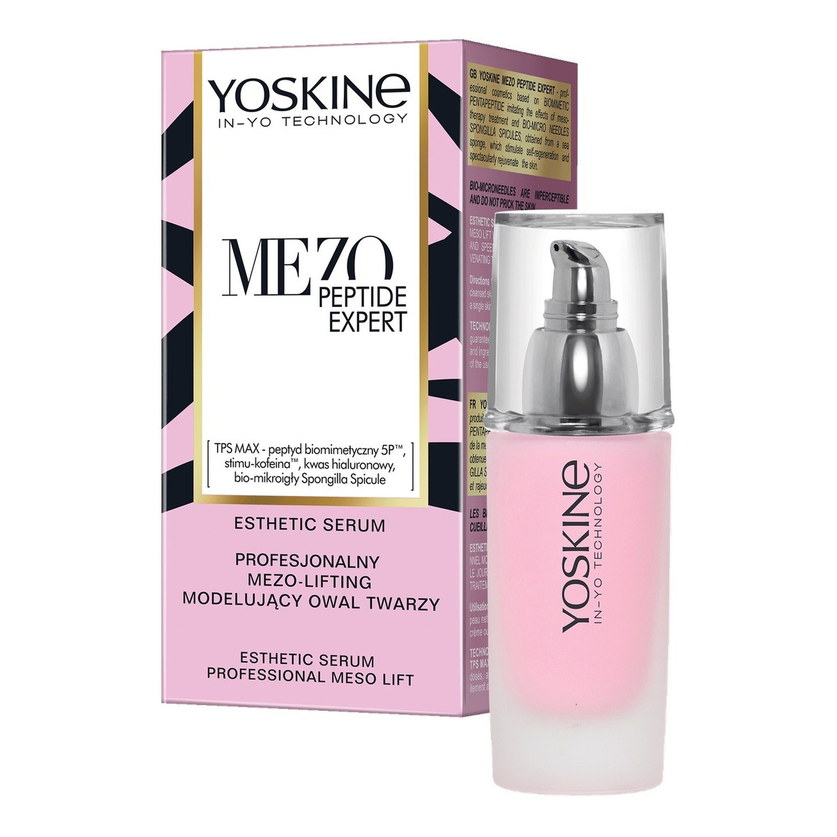 Dax Yoskine mezo peptide expert profesjonalny mezo-lifting modelujący owal twarzy 30ml