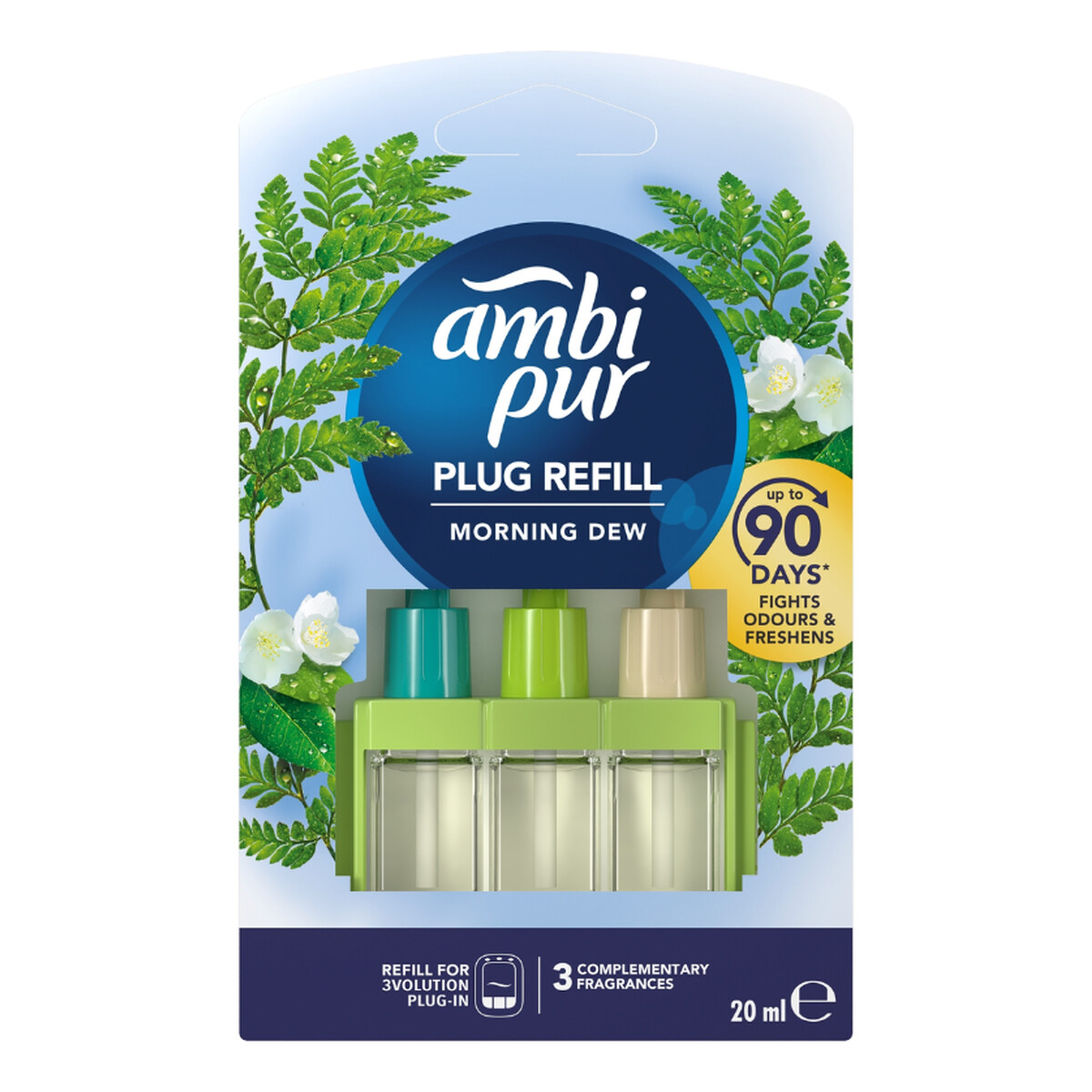 Ambi Pur 3Volution Wkład do Elektrycznego Odświeżacza Powietrza Morning Dew 20ml