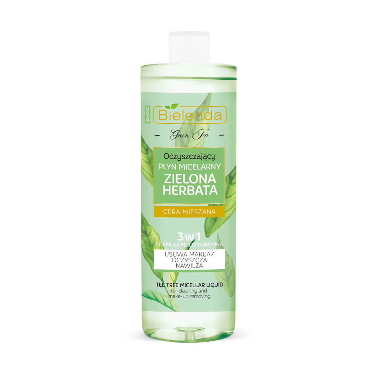 Bielenda Zielona Herbata Oczyszczający płyn micelarny 3w1 500ml