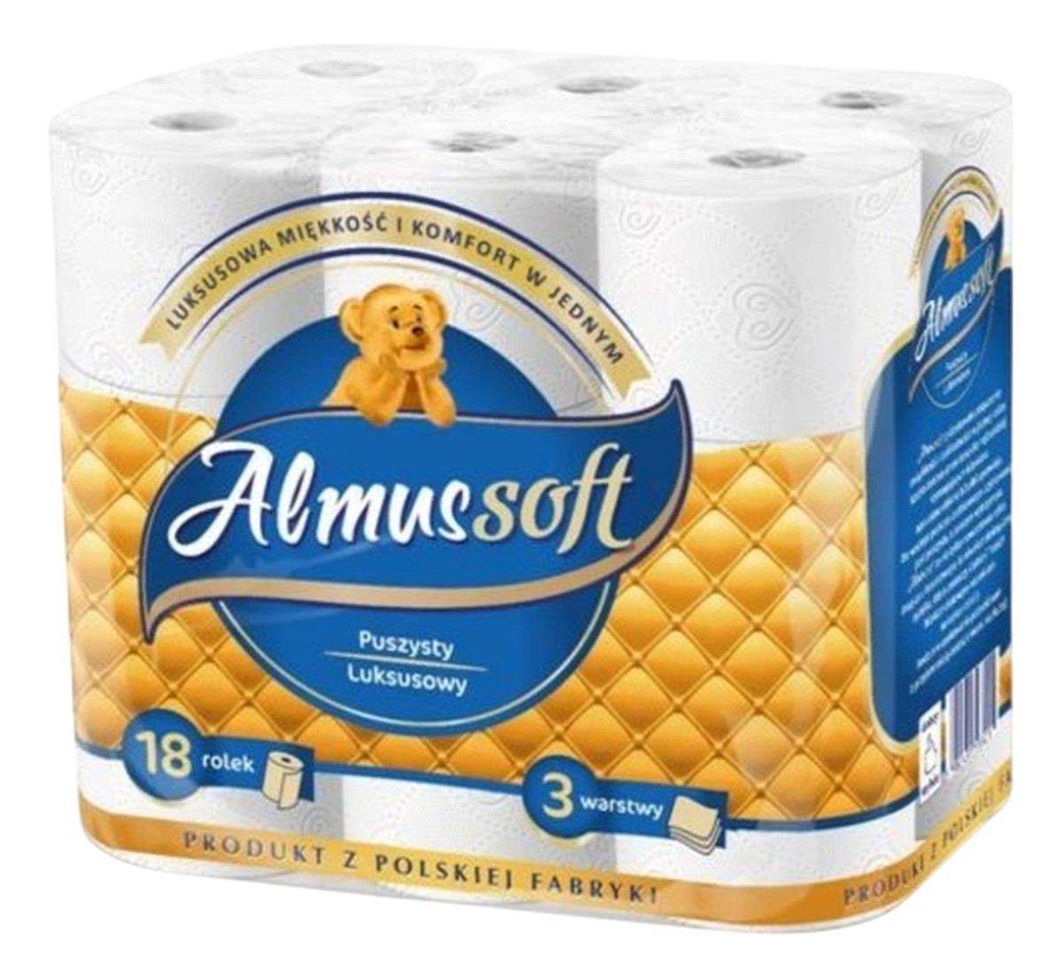 Almussoft Papier toaletowy 3-Warstwowy 18szt.