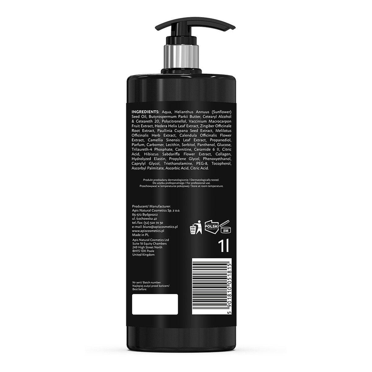 Apis Professional Spa Harmony Of Forest Nawilżająco ujędrniająca maska do masażu ciała 1000ml