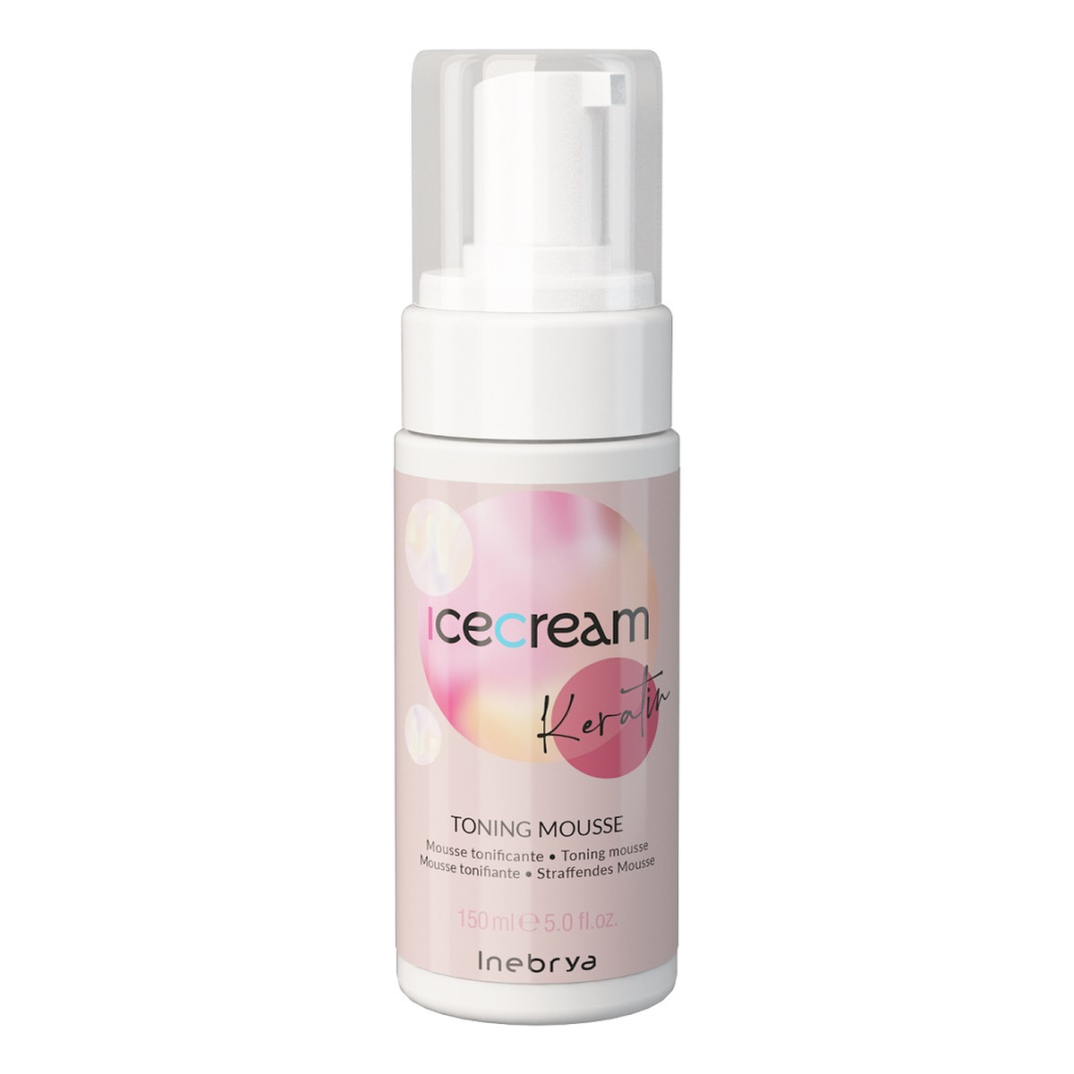 Inebrya Keratin toning mousse tonizująca pianka do włosów 150ml