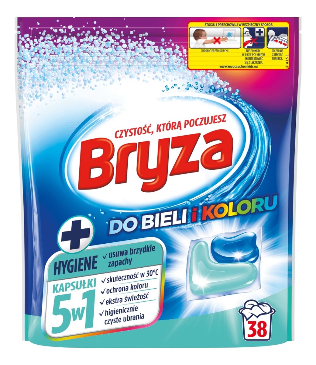 Hygiene 5w1 kapsułki do prania bieli i koloru 38szt