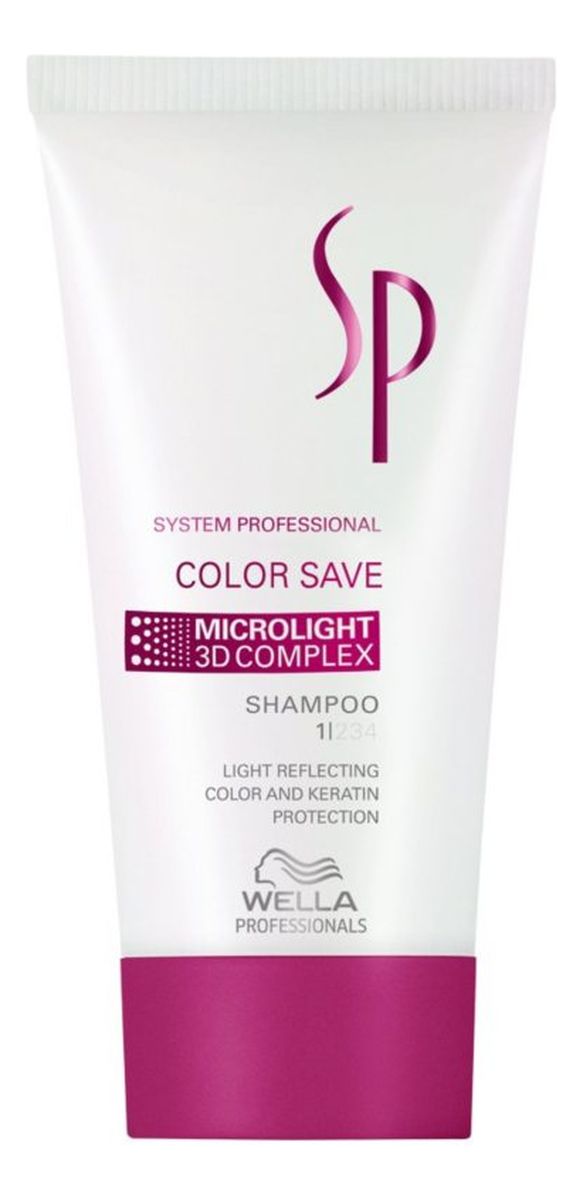 Sp color save shampoo szampon do włosów farbowanych
