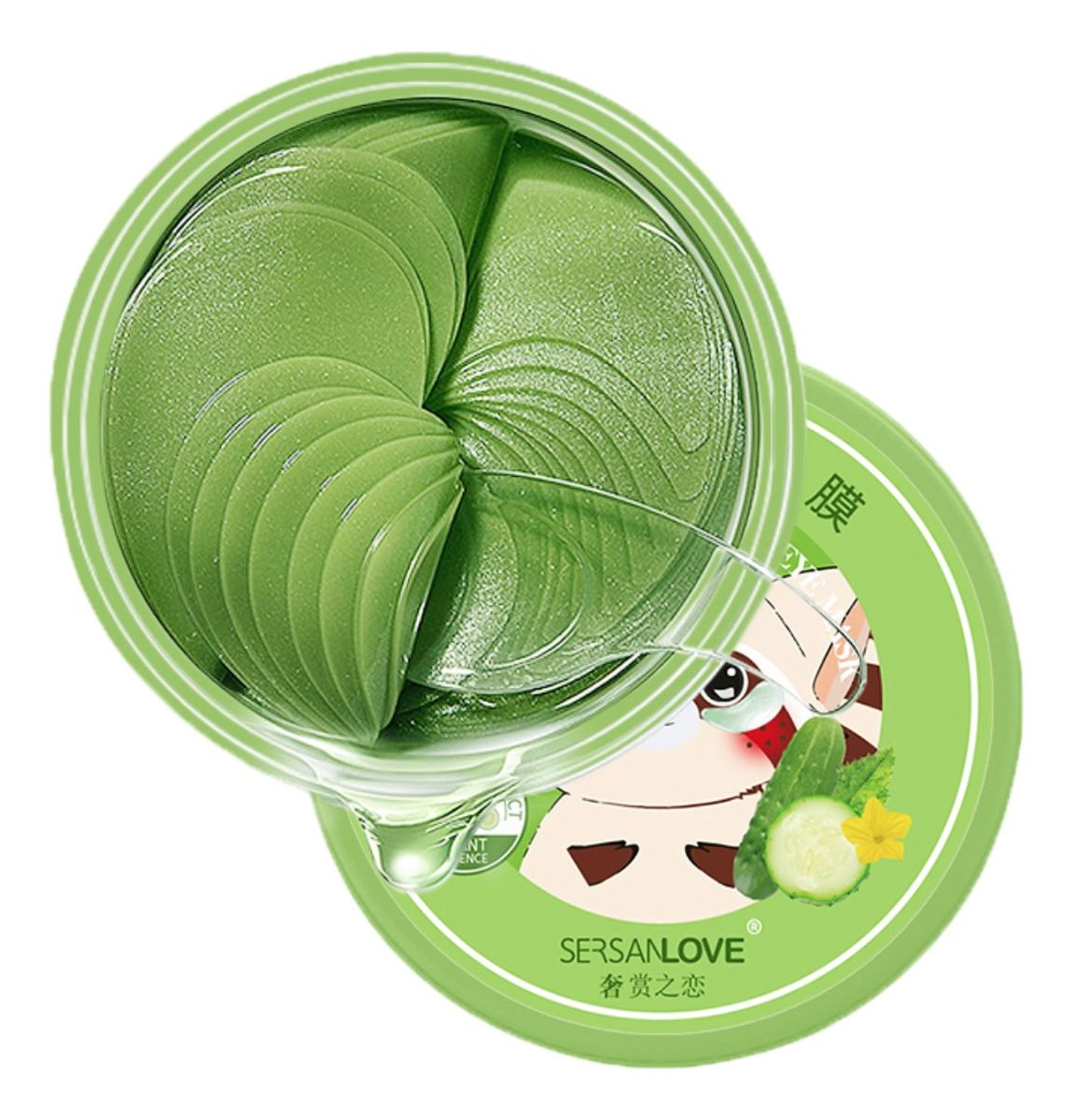 Hydrożelowe płatki pod oczy cucumber 60szt.