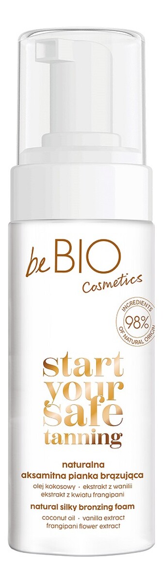 Naturalna aksamitna pianka brązująca