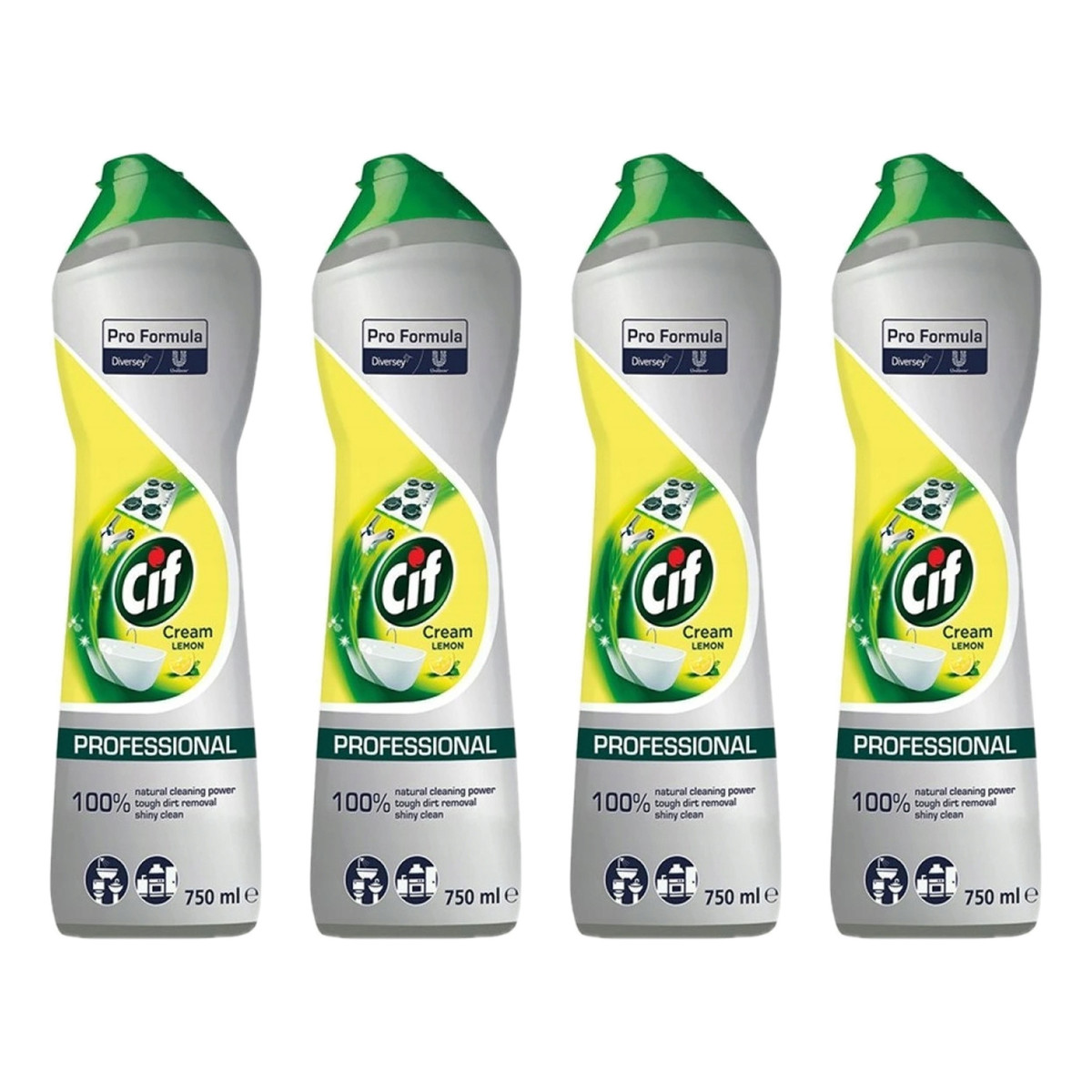 Cif Professional Mleczko do czyszczenia Lemon 4x750ml