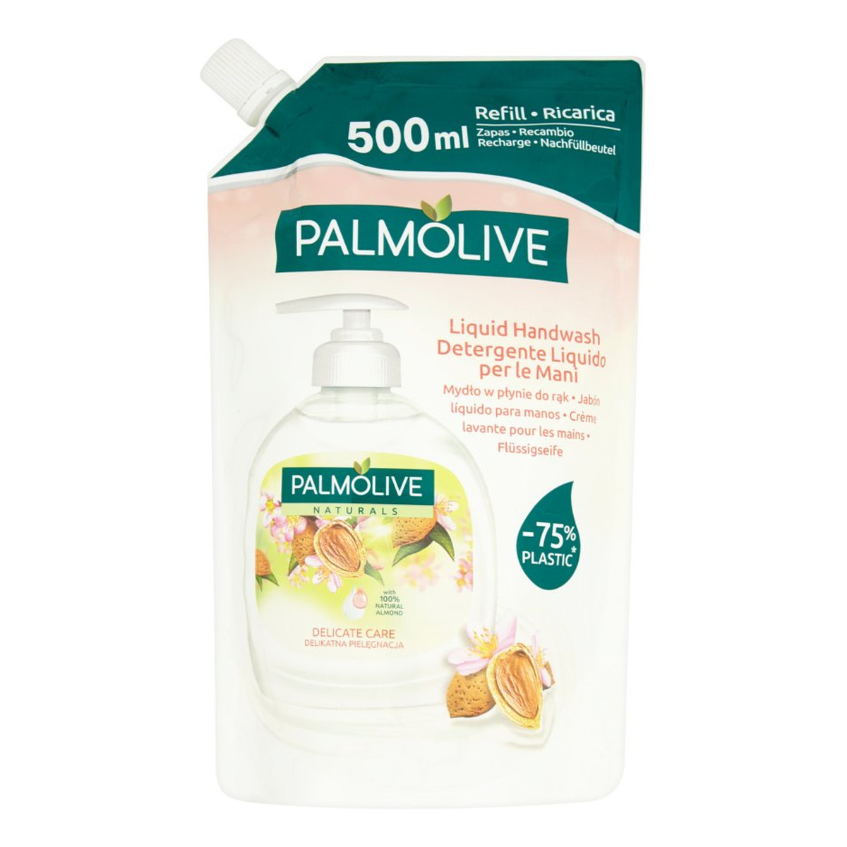 Palmolive Naturals Delikatna pielęgnacja Mydło w płynie do rąk Zapas 500ml