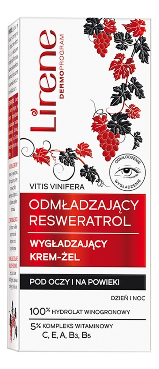 Krem-żel wygładzający pod oczy i na powieki Odmładzający