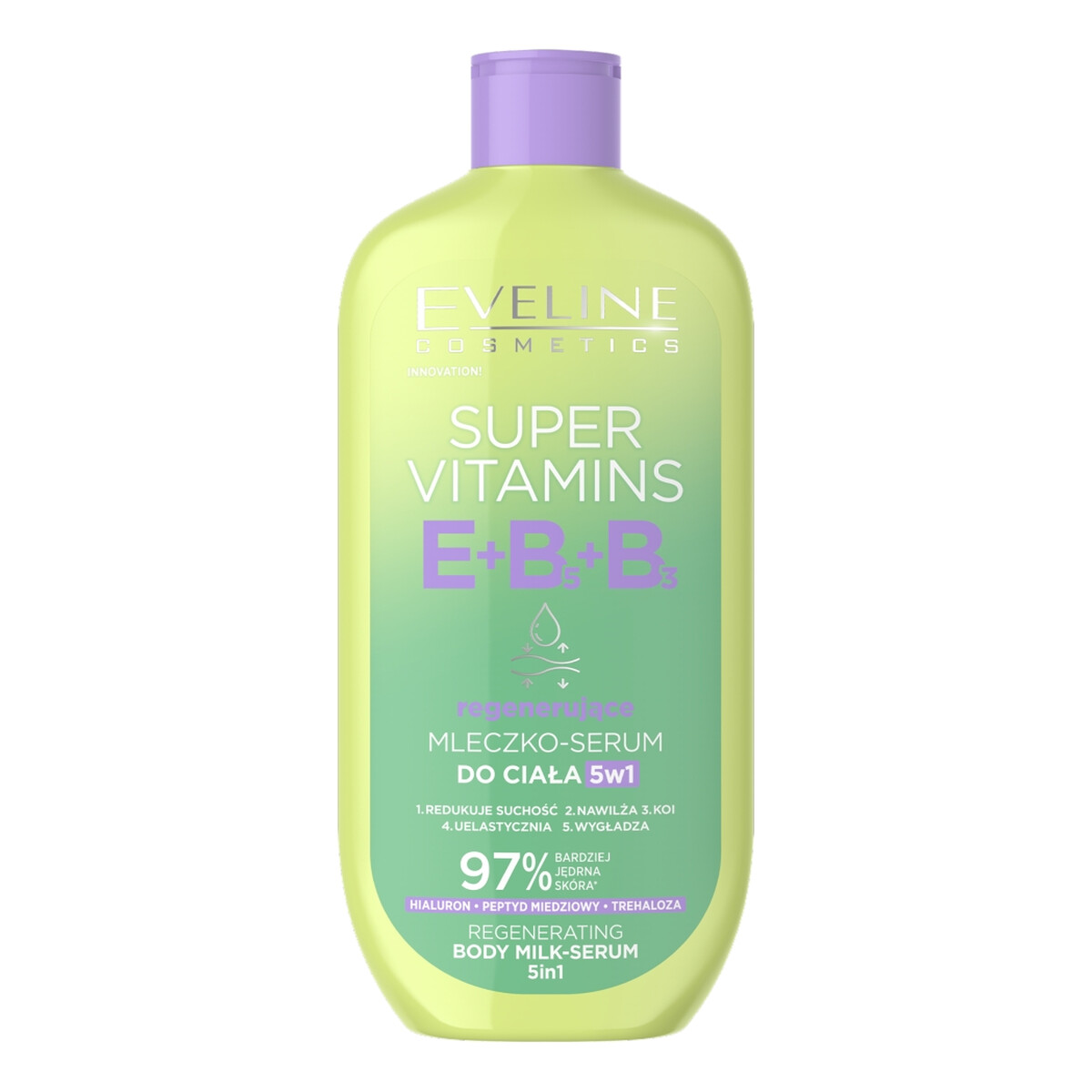 Eveline Super Vitamins regenerujące Mleczko–serum do ciała 5w1 350ml