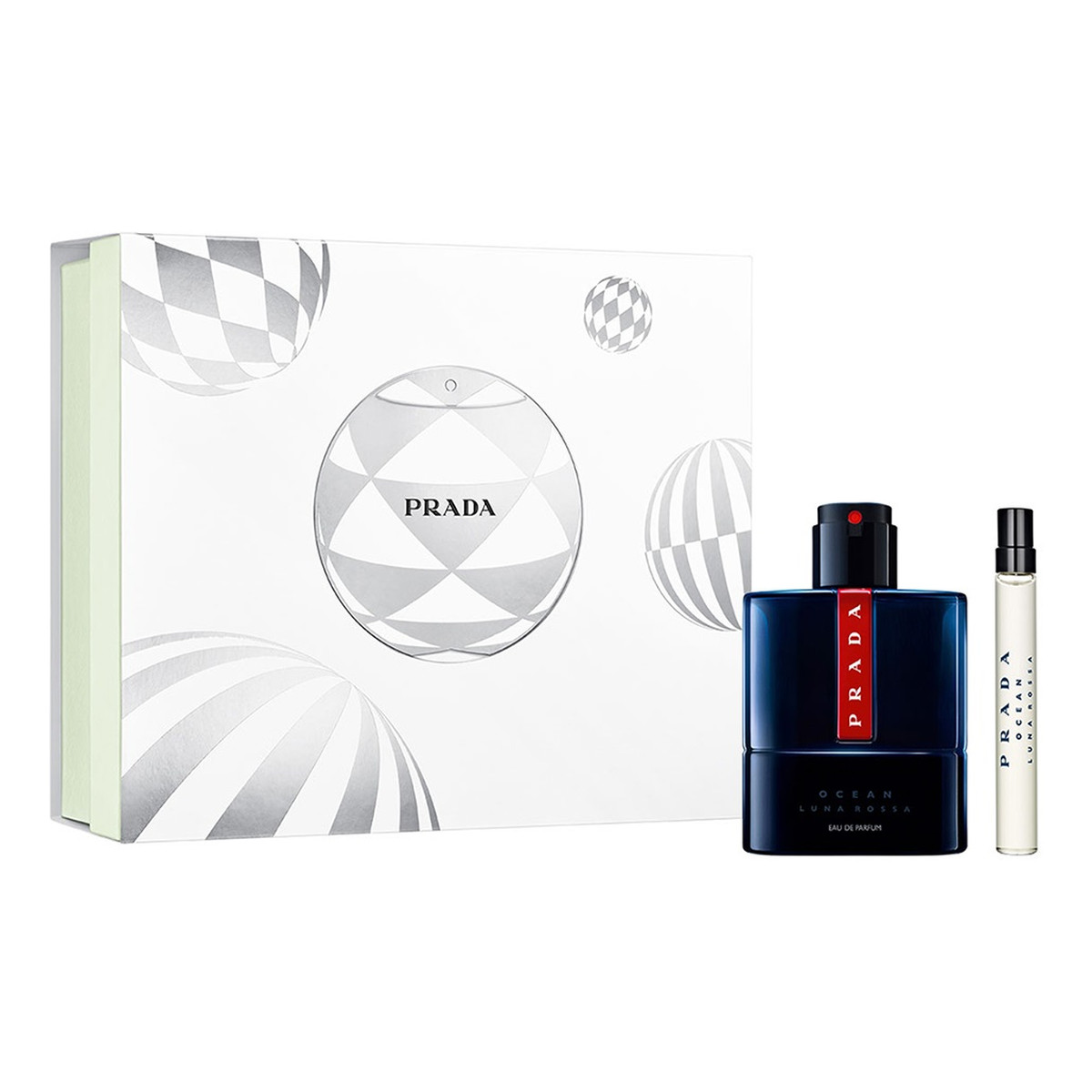 Prada Luna Rossa Ocean Zestaw woda perfumowana spray 100ml + woda perfumowana spray 10ml