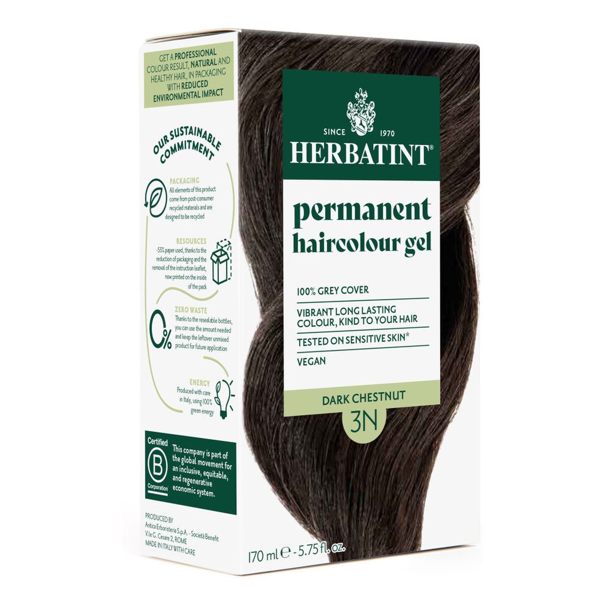 Herbatint Trwała Ziołowa farba do włosów 170ml