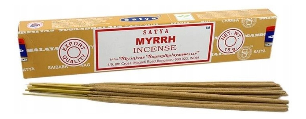 Kadzidełka Myrrh Incense by Satya
