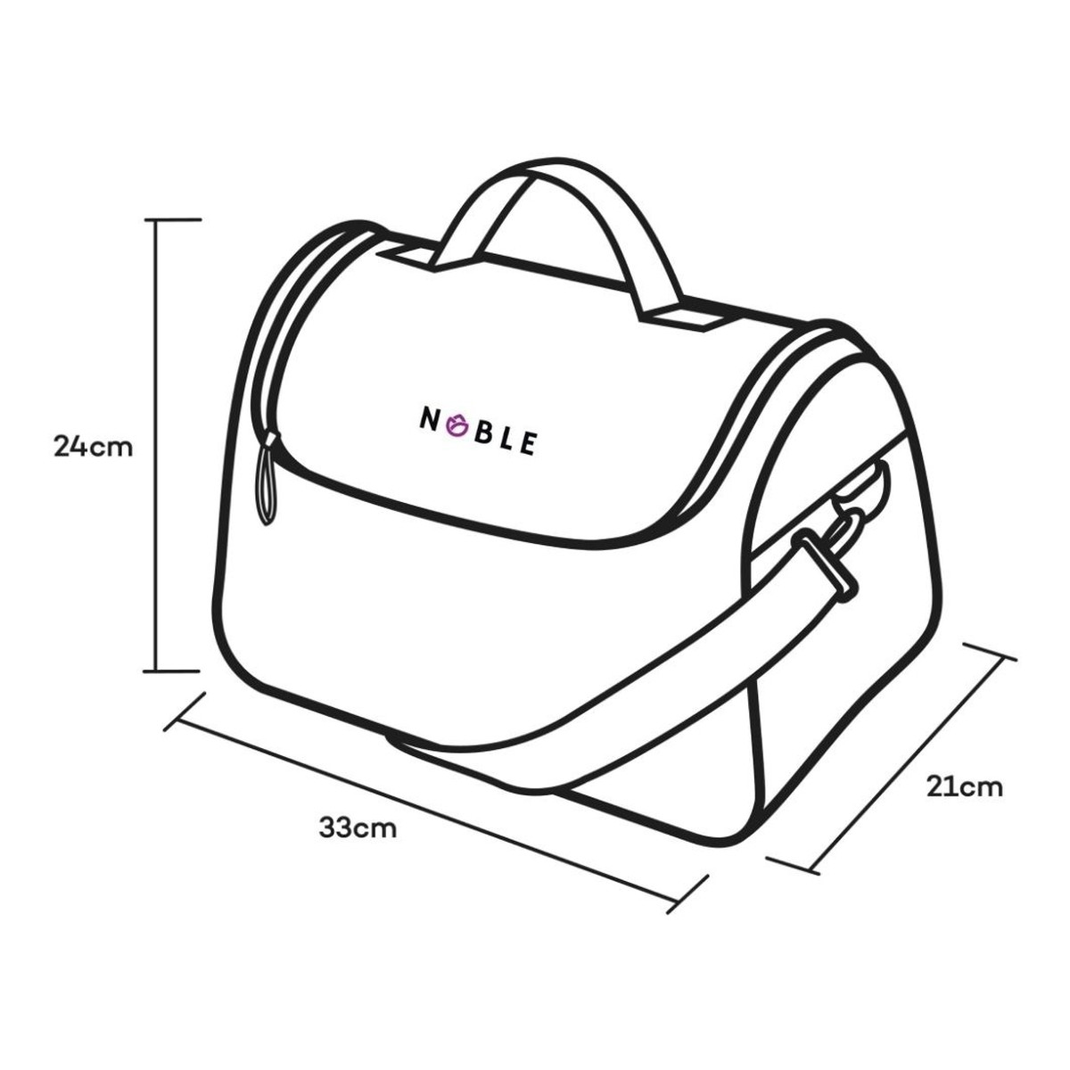 Noble BLOSSOM Kuferek na kosmetyki B003