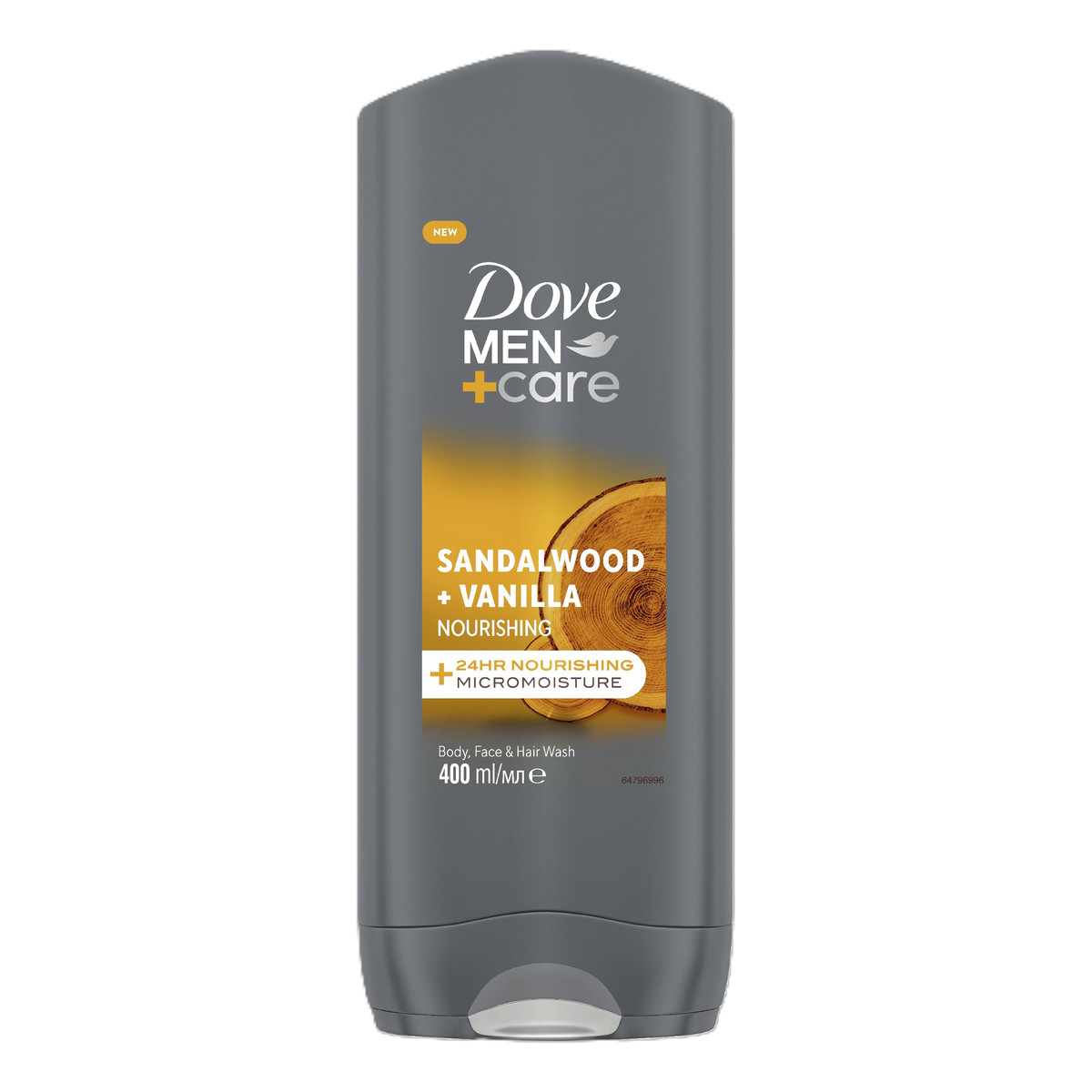 Dove Men+Care Sandalwood + Vanilla Żel pod prysznic dla mężczyzn 400ml