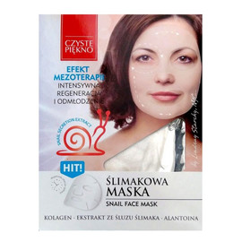 Ślimakowa Maska w płachcie do twarzy