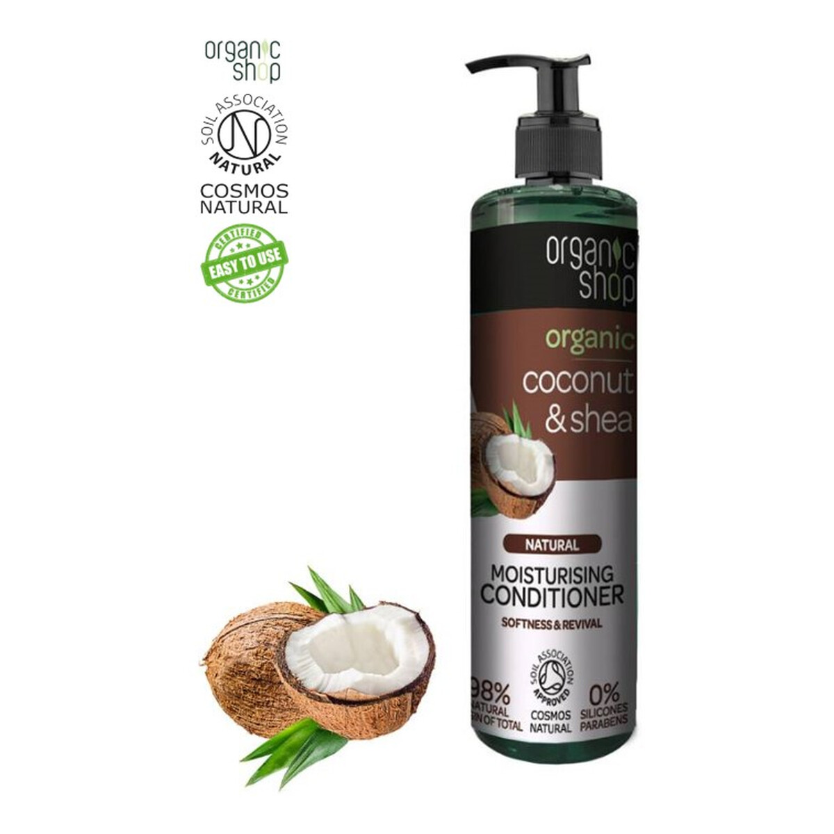 Organic Shop Balsam do włosów Nawilżający Kokos & Shea 280ml