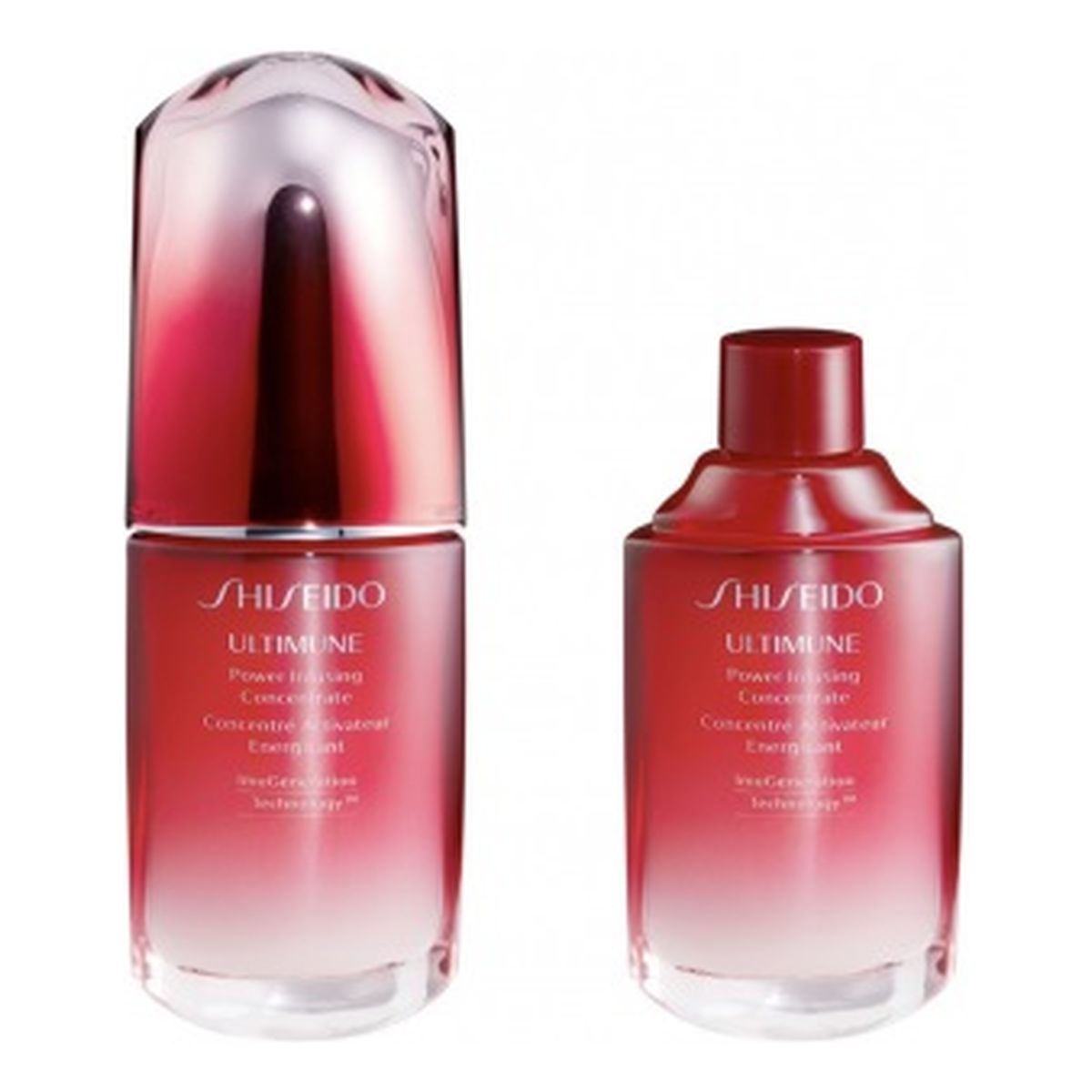 Shiseido Ultimune Power Infusing Concentrate Duo Zestaw serum przeciwstarzeniowe do twarzy + refill 50ml