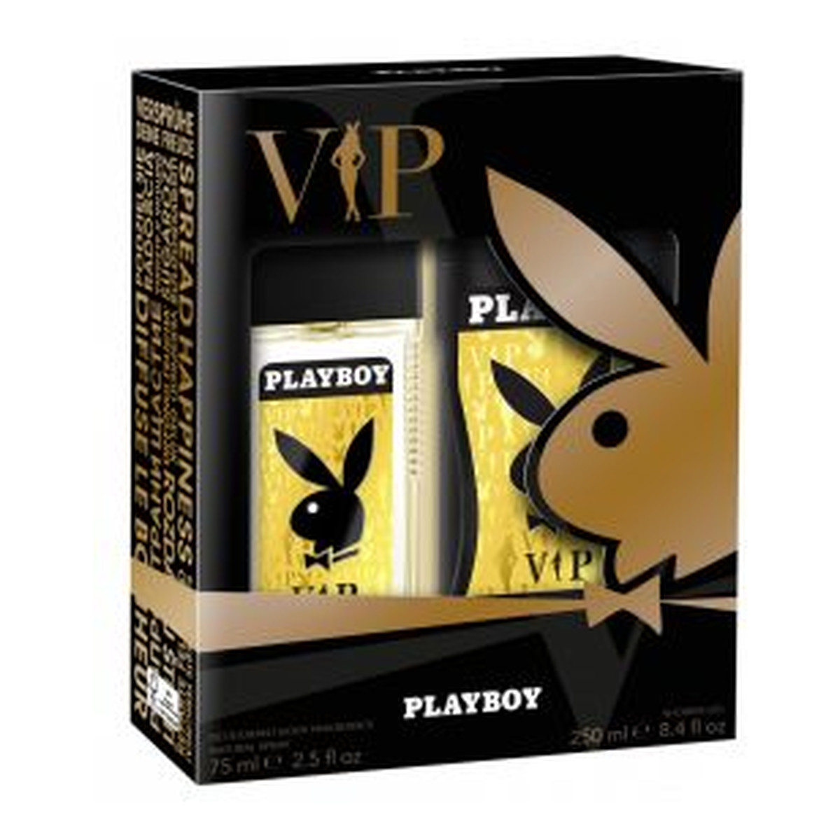 Playboy Vip Zestaw prezentowy dezodorant naturalny spray + żel pod prysznic