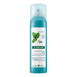 Detox dry shampoo suchy szampon z organiczną miętą nadwodną