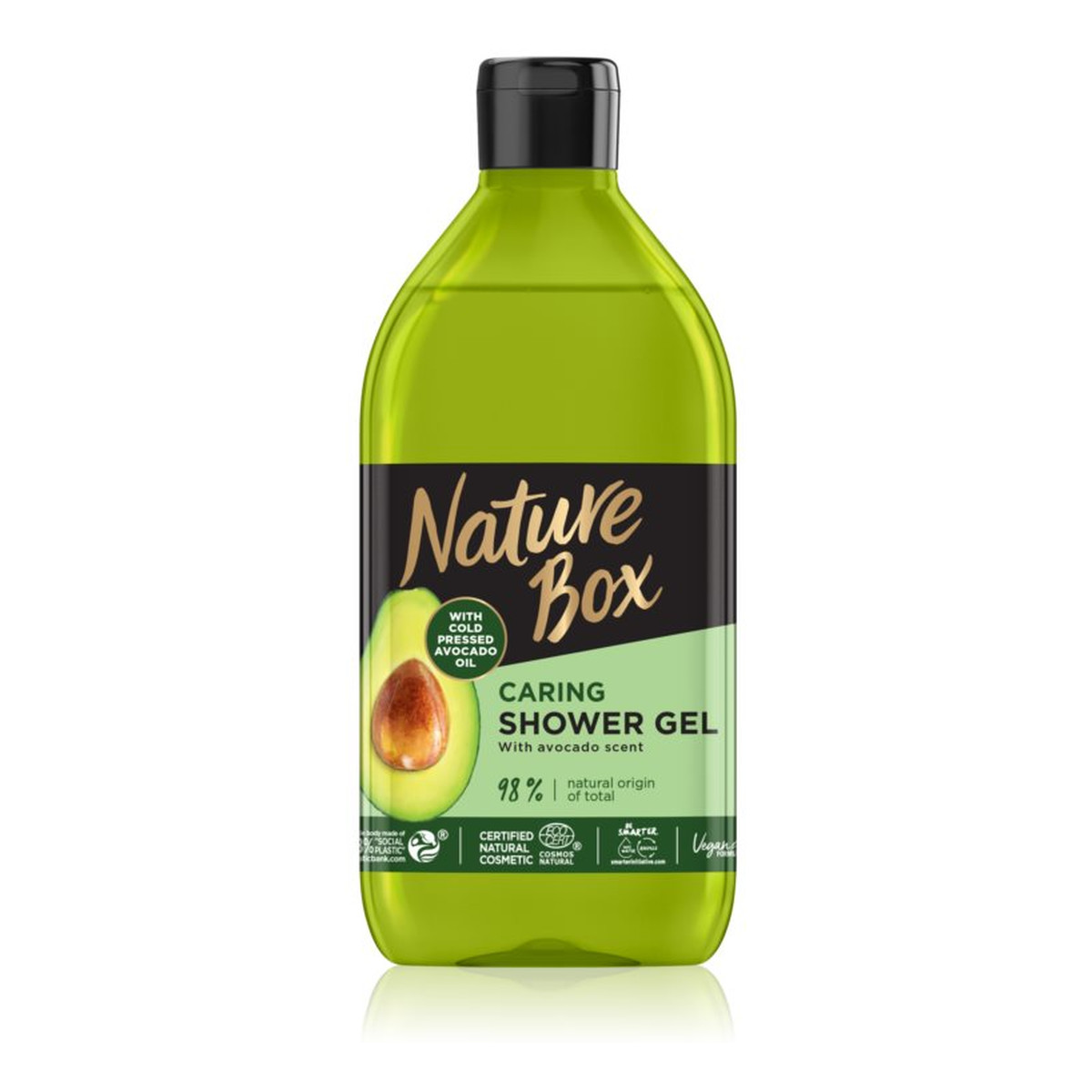 Nature Box Avocado Oil pielęgnujący Żel pod prysznic 385ml
