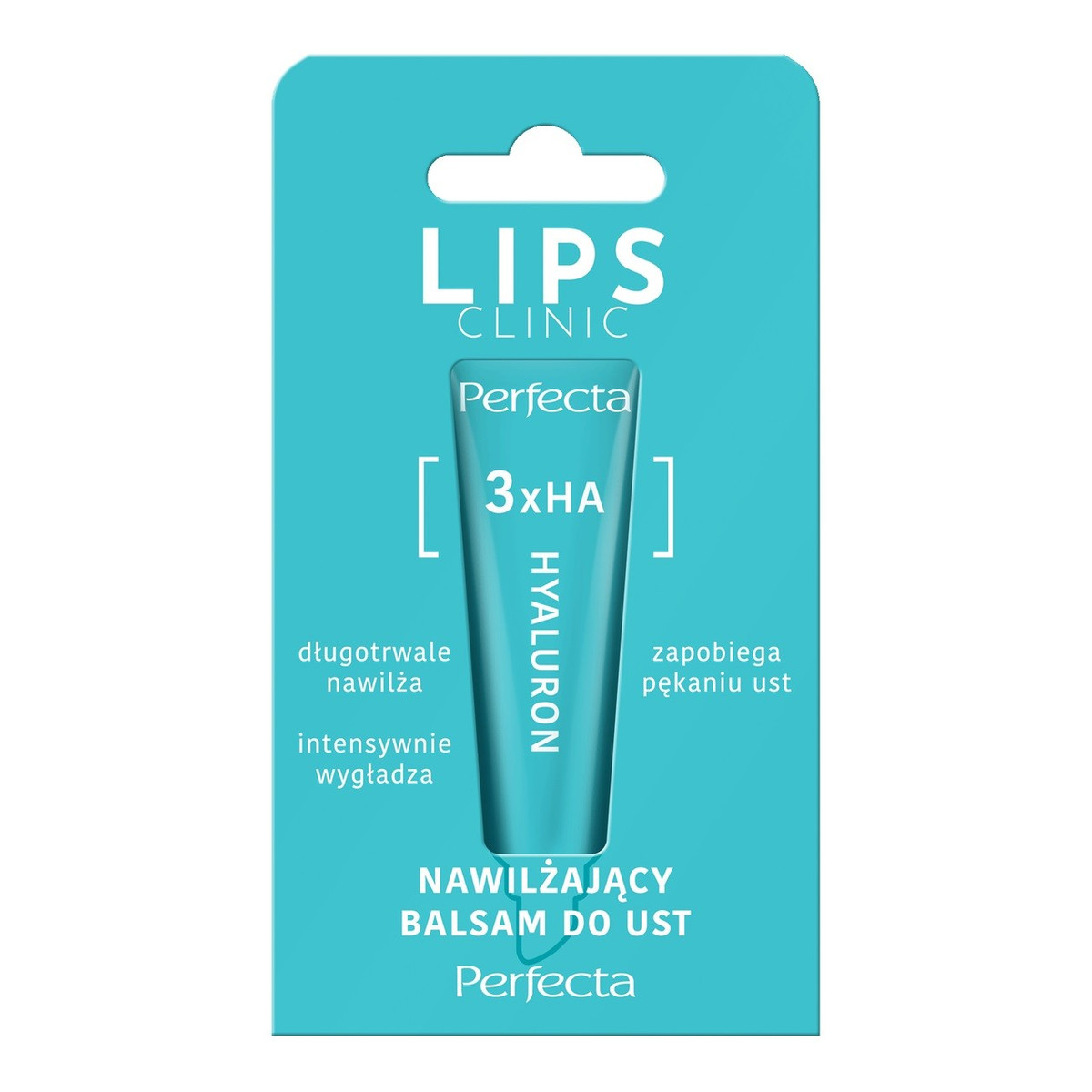 Perfecta PERFECTA Nawilżający Żelowy balsam do ust 3xha hyaluron 10ml