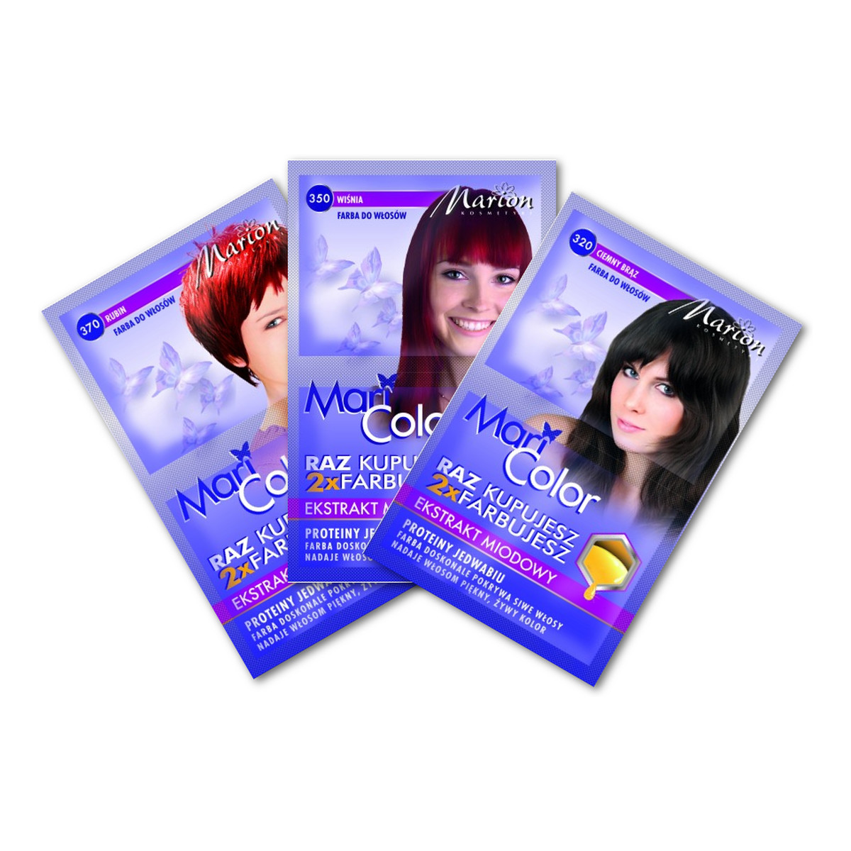 Marion Mari Color Farba Do Włosów Podwójna Saszetka 80ml