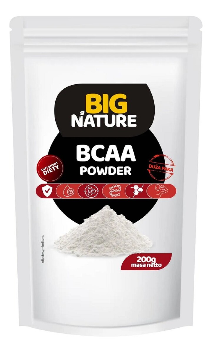 Bcaa 2:1:1 aminokwasy suplement diety