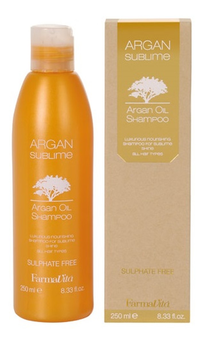 Argan sublime shampoo szampon odżywczy z olejkiem arganowym