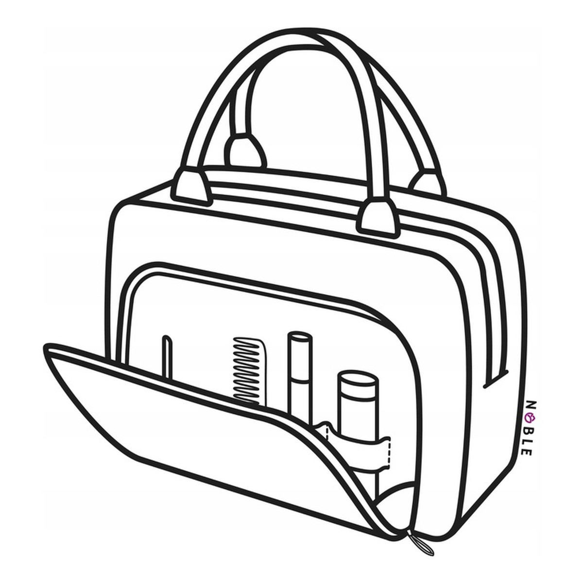 Noble Gold Damska kosmetyczka-kuferek GL005