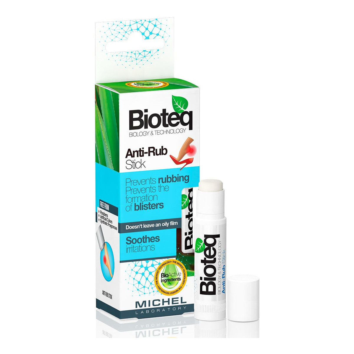 Bioteq Anti-Rub Stick Sztyft do stóp przeciwko otarciom 5g