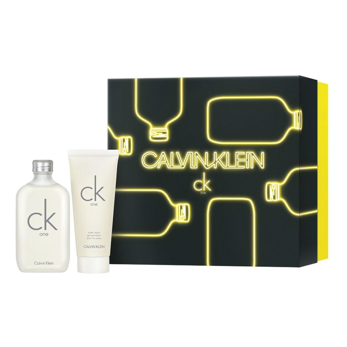 Calvin Klein CK One Zestaw woda toaletowa spray 100ml + żel pod prysznic 100ml