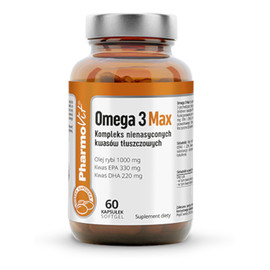 Omega 3 Max kompleks nienasyconych kwasów tłuszczowych suplement diety 60 kapsułek