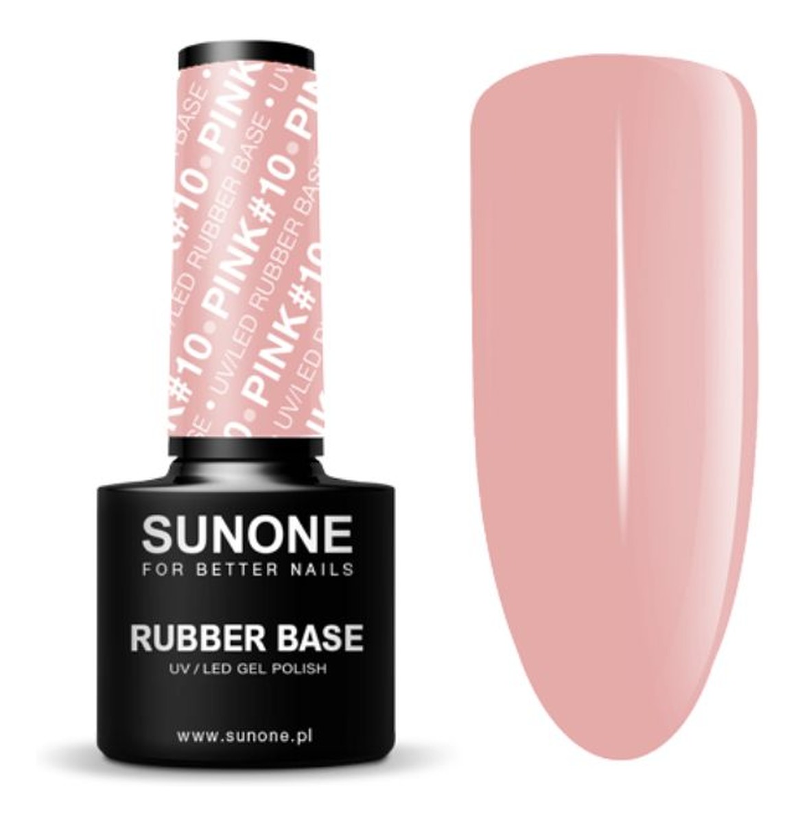 Rubber base baza kauczkowa pink #10