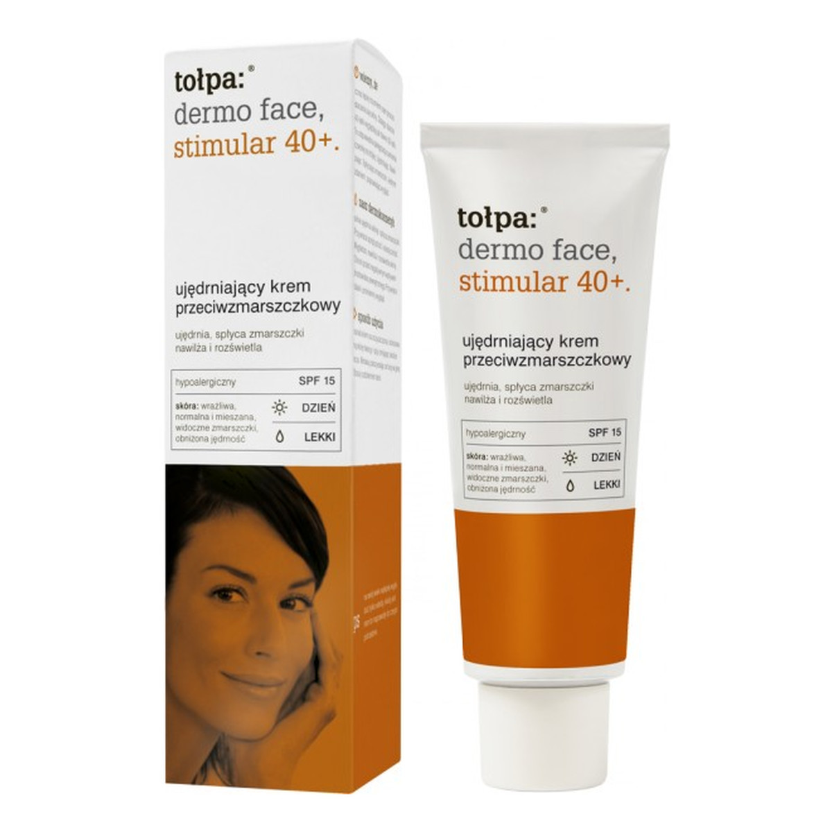 Tołpa Stimular 40+ Ujedrniający Krem Przeciwzmarszczkowy Lekki Na Dzień SPF15 40ml