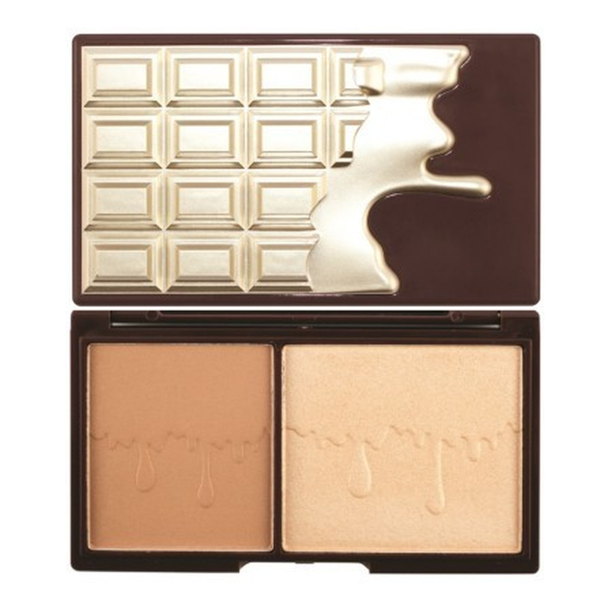 Makeup Revolution I Heart Makeup Chocolate Bronze & Glow Paletka Do Konturowania Twarzy 11g