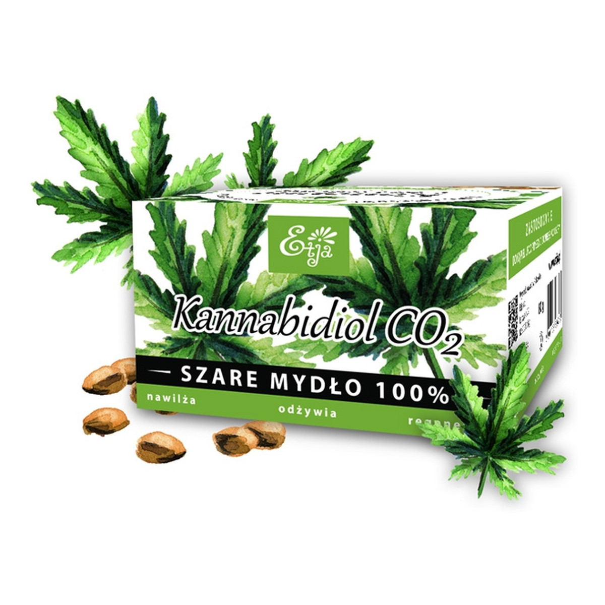 Etja Mydło potasowe 100% naturalne konopne CBD 80g