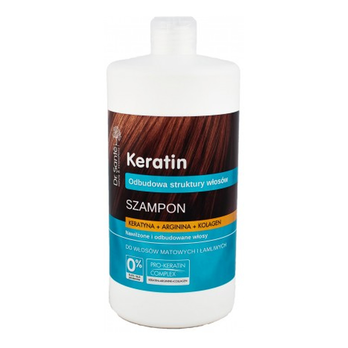 Dr. Sante Keratin Szampon Do Włosów Matowych i Łamliwych 1000ml