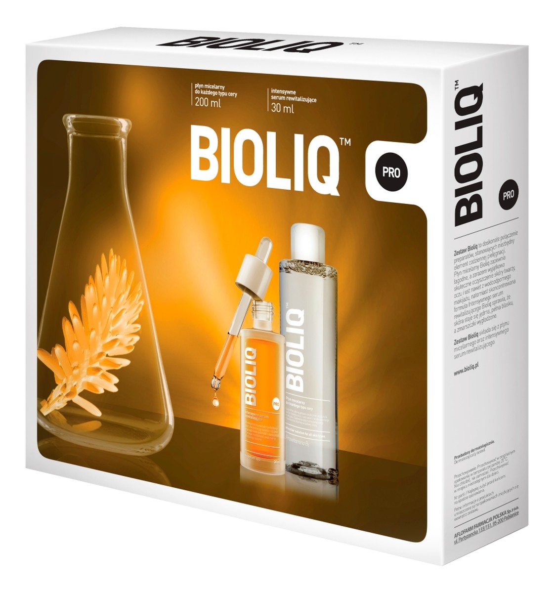 Zestaw intensywne serum rewitalizujące 30ml + płyn micelarny do każdego typu cery 200ml