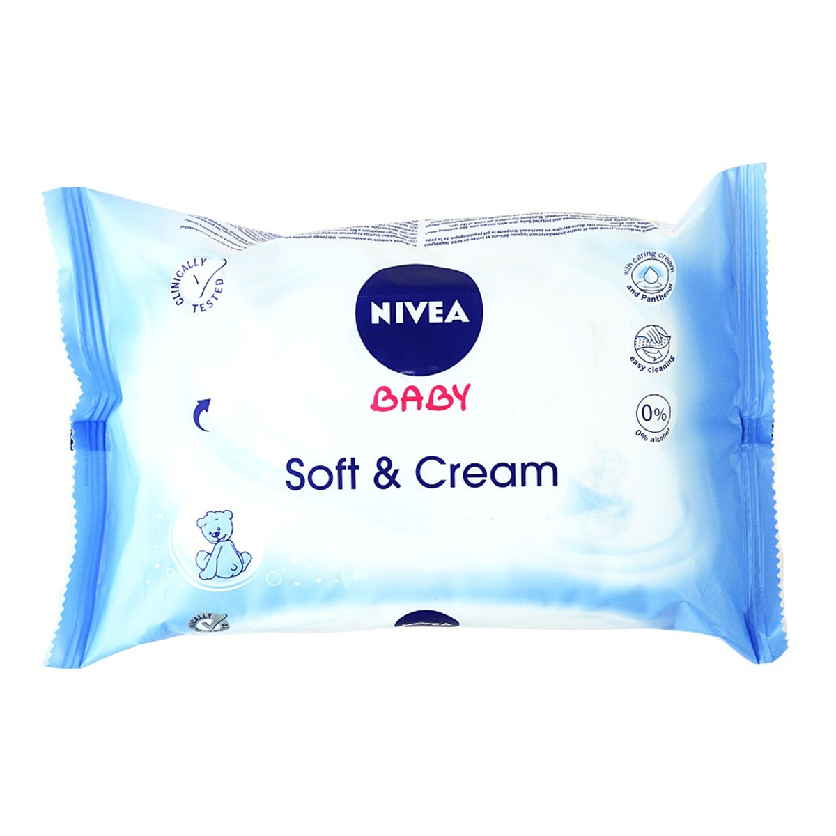 Nivea Baby Soft & Cream chusteczki pielęgnacyjne dla dzieci 63szt.