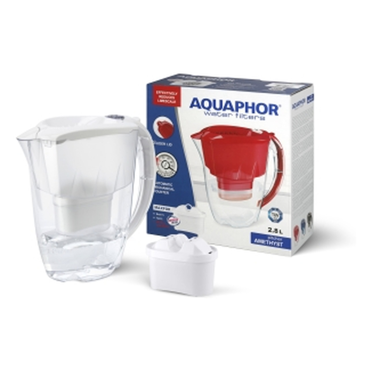 Aquaphor DZBANEK AMETHYST + WKŁAD B25 Maxfor Biały 2000ml