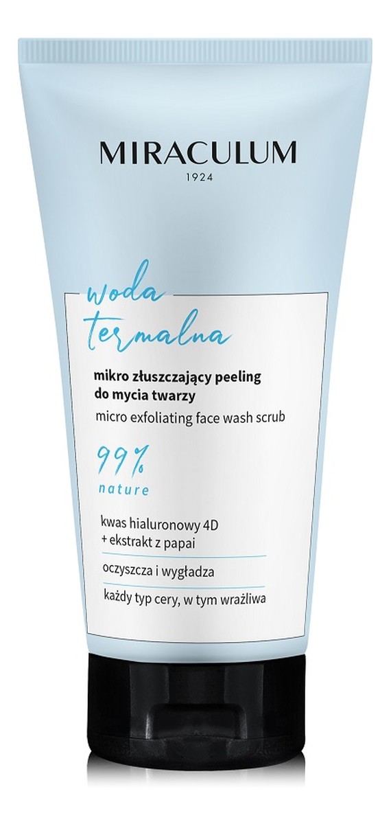 mikro złuszczający peeling do mycia twarzy