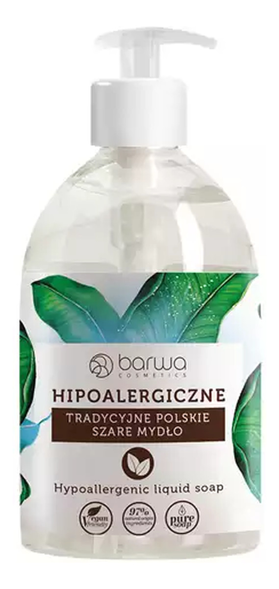 Szare Mydło w Płynie 2x500ml + Mydło w Kostce 3x100g