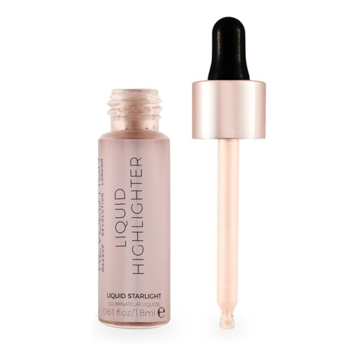 Makeup Revolution Liquid Highlighter Rozświetlacz w płynie 18ml