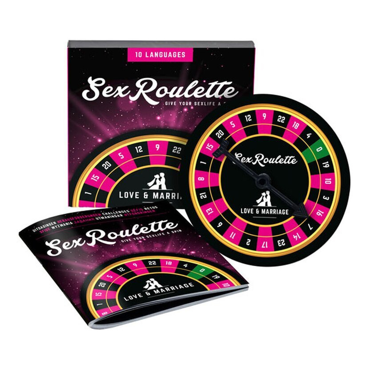 Tease & Please Sex roulette love & marriage wielojęzyczna gra erotyczna