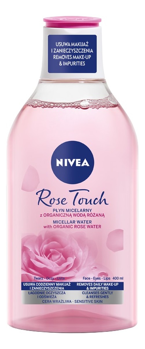 Rose touch płyn micelarny z organiczną wodą różaną