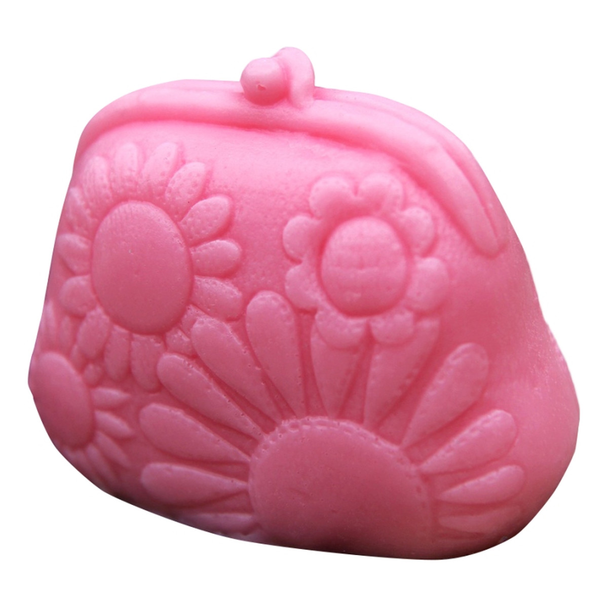 Laq Happy Soaps Różowa Portmonetka naturalne mydło glicerynowe Wiśnia 70g