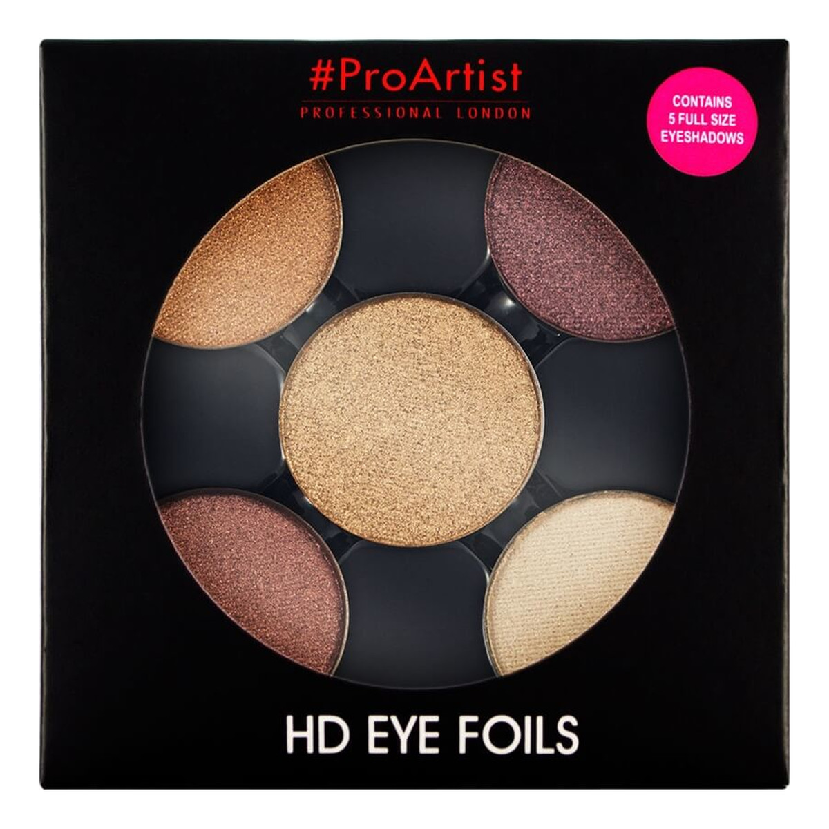 Freedom Makeup Pro Artist HD Eye Foils Zestaw 5 Cieni Do Palety Magnetycznej